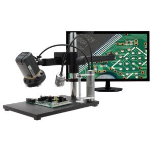 Kính hiển vi điện tử Cyclops và tay xoay 3D / Cyclops HDMI Digital Microscope With Ultra-Glide Arm Stand