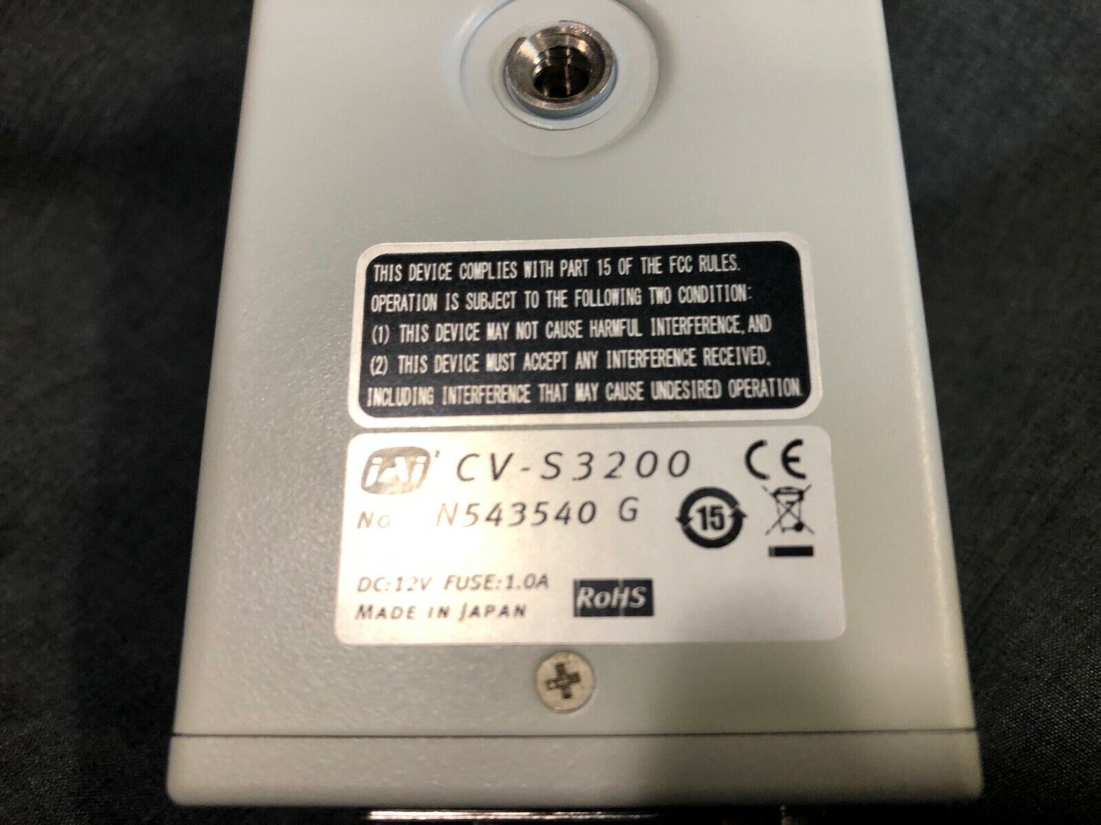 Micro Vu - JAI CV-S3200 S-Video Camera - Hàng thay thế-2