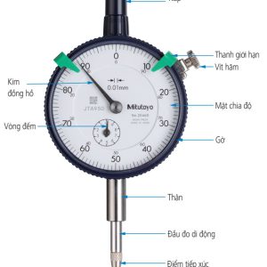 Hướng dẫn sử dụng đồng hồ so cơ khí Mitutoyo kết quả chính xác