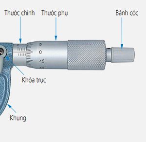 Hướng dẫn sử dụng panme đo ngoài cơ khí Mitutoyo