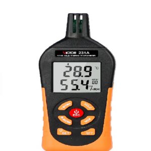 MÁY ĐO NHIỆT ĐỘ VÀ ĐỘ ẨM MÔI TRƯỜNG VICTOR 231A (BLUETOOTH)