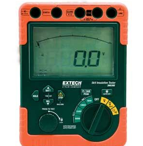 Extech 380395 High Voltage Insulation Tester, 120V