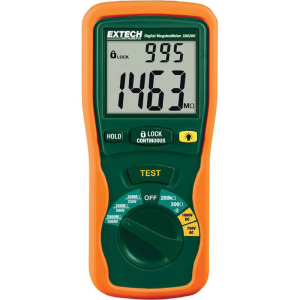 Extech 380260 Autoranging Digital Megohmmeter, 1000V with Dual Backlit Display